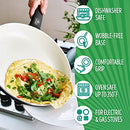Soft Grip Healthy Ceramic Nonstick, 16 Piece Cookware Pots and Pans Set