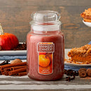 Candle Spiced Pumpkin Scented, Classic 22oz Large Jar Single Wick Candle