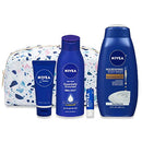 Skin Care Set For Her, Nourishing Body Wash, Moisturizing Body Lotion, Lip Balm Stick