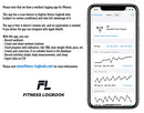 Fitness Logbook Softcover Black