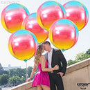 Jumbo Pastel Rainbow Balloons for Birthday Party - Pack of 6 | Large 22 Inch