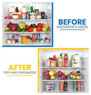 Set of 8 Pantry Organizers-Includes Organizers - Clear Plastic Pantry Storage Racks