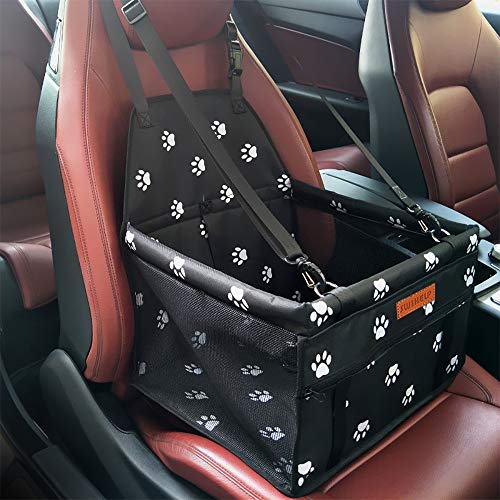 Pet Car Booster Seat Travel Carrier Cage, Washable Bags for Dogs