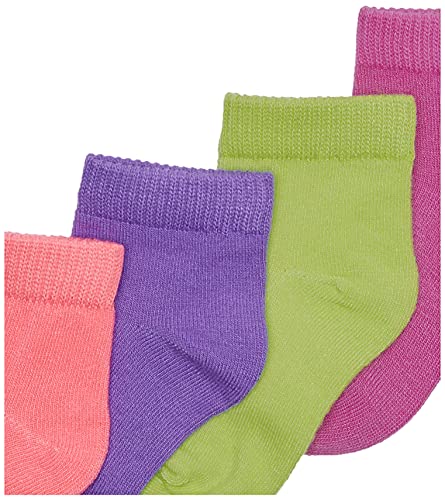 Hanes girls Ankle 10-pack Casual Sock, Assorted, 2-3T US