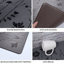 2 Pcs Kitchen Floor Mat, Waterproof Non Slip Kitchen Rugs and Mats