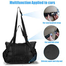 Utotol Dog Car Seat,Puppy Booster Seat Dog Travel Car Carrier Bed with Storage