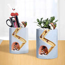 Creative Plants Flower Pots Brush Pots Ornaments for Succulent Plants Pot Decorated