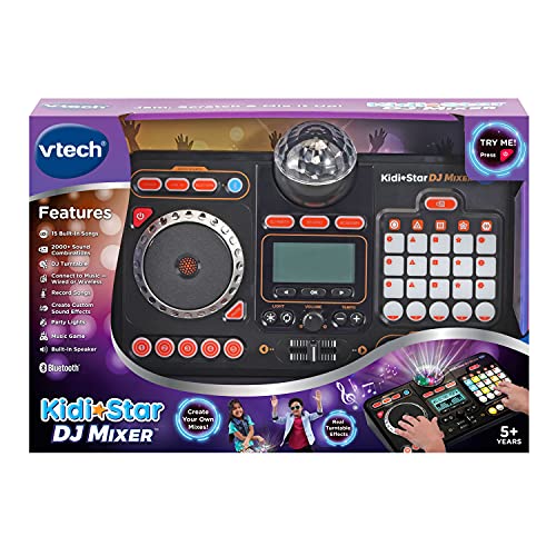 VTech KidiStar DJ Mixer Black