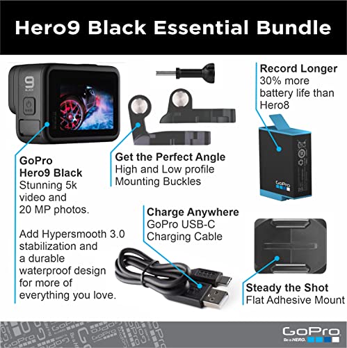 HERO9 Black - E-Commerce Packaging - Waterproof Action Camera with Front LCD