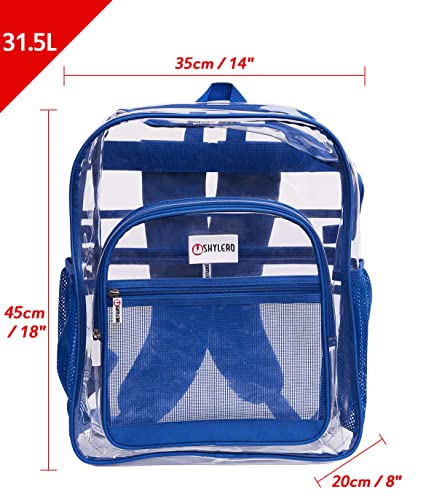 Clear Backpack For Work XL - Heavy Duty School Bookbag