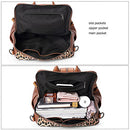 Backpack Purse Leather Fashion Travel Casual Detachable Shoulder Bag