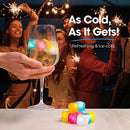 Reusable Ice Cubes For Drinks - Quick And Easy To Use  Storage Container