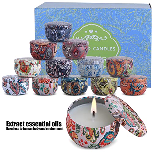 Scented Candles Gifts for Women,12 Pack Candles for Home Scented