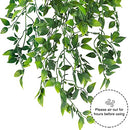 Artificial Hanging Plants Small Fake Potted Plants for Indoor Outdoor Shelf Decor