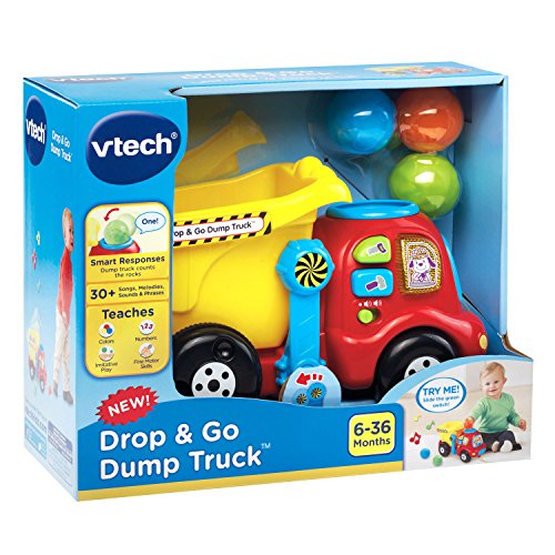 VTech Drop and Go Dump Truck, Yellow