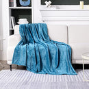 Flannel Fleece Blanket Twin Size, All Season Lightweight Super Soft Cozy Blanket for Bed