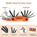 Bicycle Repair Bag & Bicycle Tire Pump, Home Bike Tool Portable Patches Fixes,