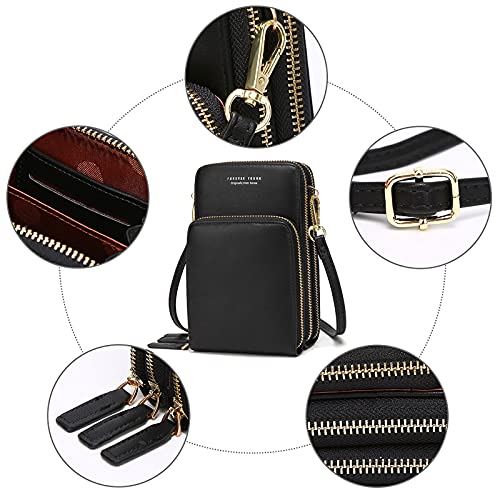 Crossbody Cell Phone Purse for Women, Shoulder Handbag Wallet with Credit Card