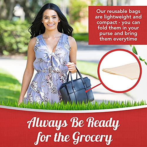 300 Pack Reusable Eco-Friendly Grocery T-Shirt Shopping Bags 21”x12”x7” Durable