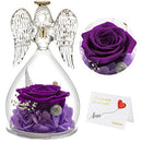 Rose Valentines Day Gifts for Her Mom Women, Preserved Real Rose for Valentine's Day