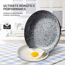 Stone Cookware Set 10 Piece, Ultra Nonstick Pots and Pans Set with Stone 10 Piece