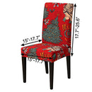 4PCS Stretch Removable Washable Dining Room Chair Protector Slipcovers