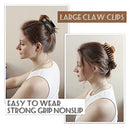 Large Claw Clips For Thick Hair, Big Hair Clip For Thin Hair, Girls' Hair Clips Claw, Neutral