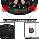Electronic Dart Board -13.5 inch Dart Board Electronic Scoreboard for 16 Players
