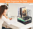 Desk Organizers and Accessories Storage, Desktop File Organizer with Drawer & Paper Tray