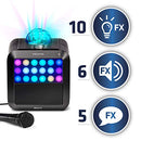 Portable Karaoke Machine - Singsation Star Burst - System Comes w/ 2 Mics