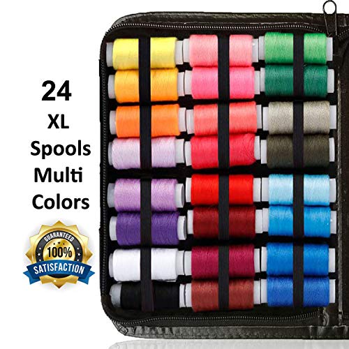 Sewing KIT, Premium Sewing Supplies, XL Spools of Thread
