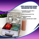 Retro Boombox Radio Lunchbox Tin Tote -1980s Inspired Merchandise Container