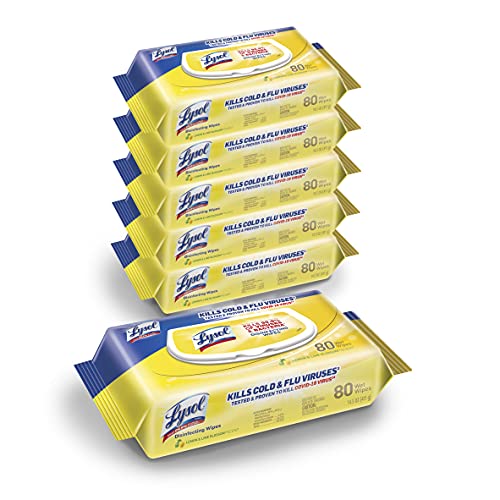 Lysol Disinfectant Handi-Pack Wipes, Multi-Surface Antibacterial Cleaning Wipes