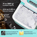 Ice Maker, NOVETE Portable Ice Maker Machine for Countertop