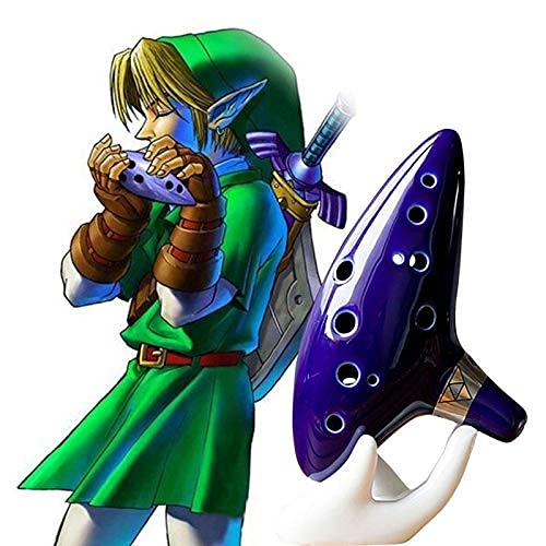 Zelda Ocarina of Time 12 Hole Alto C Ocarina Instrument For Zelda Fans