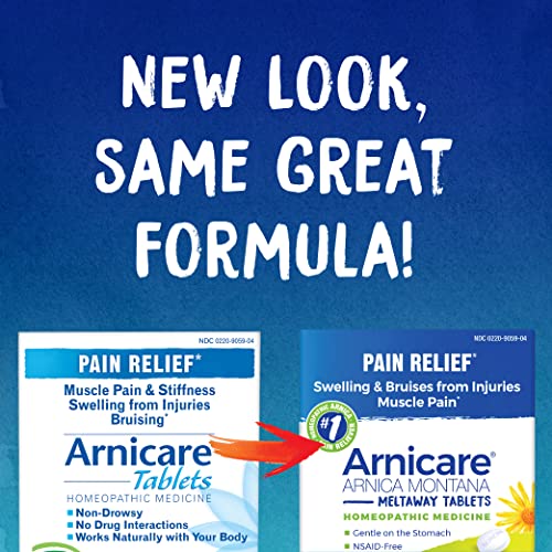 Boiron Arnicare Tablets for Pain Relief from Muscle Pain, Joint Soreness