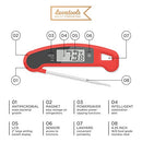 Digital Instant Read Meat Thermometer for Kitchen, Food Cooking