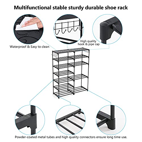 Shoe Rack Shoe Tower Shoe Shelf Shoe Storage Organizer Unit Entryway Shelf