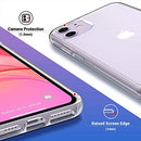 Clear Case Compatible with iPhone 11 6.1-Inch 2019, Transparent Thin Slim Protective Phone Cover