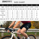 Sports Padded Bike Shorts for Men Cycling Bicycle Shorts (Blackgreen,Large)