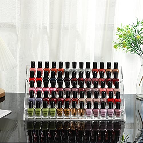 5 Tier Nail Polish Shelf ,Essential oils and Paint Bottle Stand Holder,Nail Polish Display