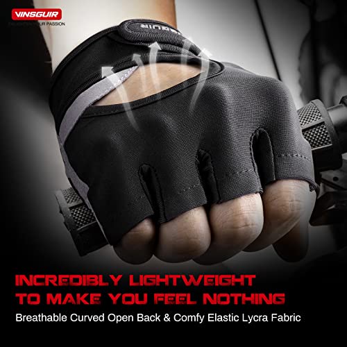 Workout Gloves for Men and Women, Fingerless Weight Lifting Gloves for Exercise