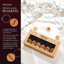 Wall Mounted Wine Rack - Bottle & Glass Holder - Cork Storage Store