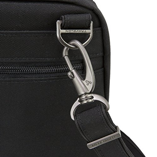 Travelon Anti-Theft Concealed Carry Slim Bag, Black, 7.75 x 9.25 x 2.25