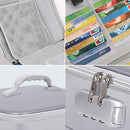 Portable Important Document Storage Bag, Adjustable Height Size Document Organizer