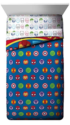 Marvel Super Hero Adventures Double Team 4 Piece Twin Bed Set