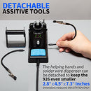 926 III 60W Digital Display Soldering Iron Station Kit w 2 Helping Hands, 6 Extra Iron