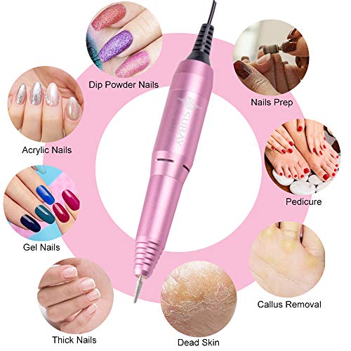 Professional Machine Manicure Pedicure Kit Electric Nail Art File Drill