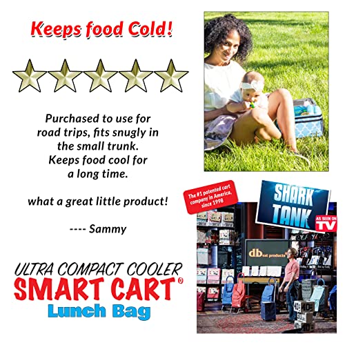 Ultra Compact Cooler Smart Cart Lunch Bag Insulated Tote