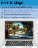 HP Chromebook 14 Laptop, Intel Celeron N4120, 4 GB RAM, 64 GB eMMC, 14" HD Display,